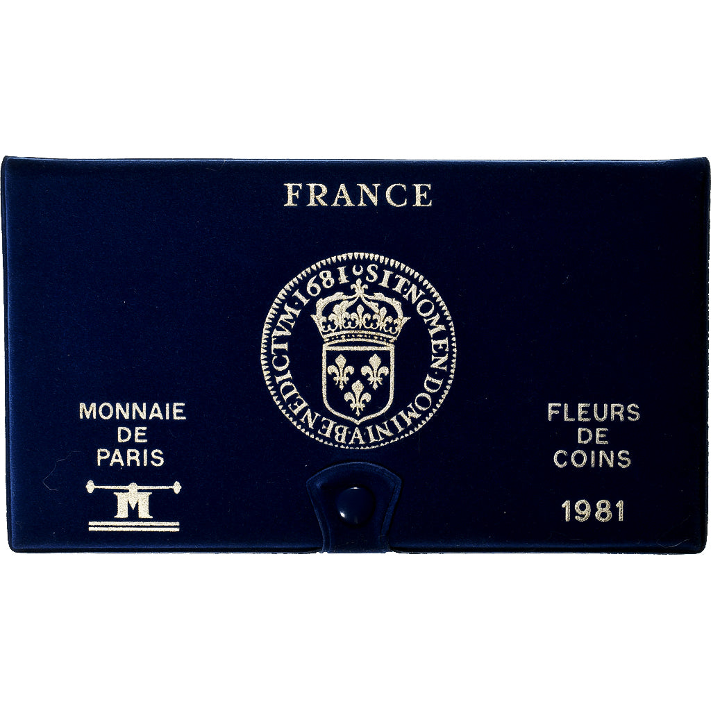 Francia, Coffret 1 c. à 10 frs., 1981, MDP, série FDC, Sin información, FDC