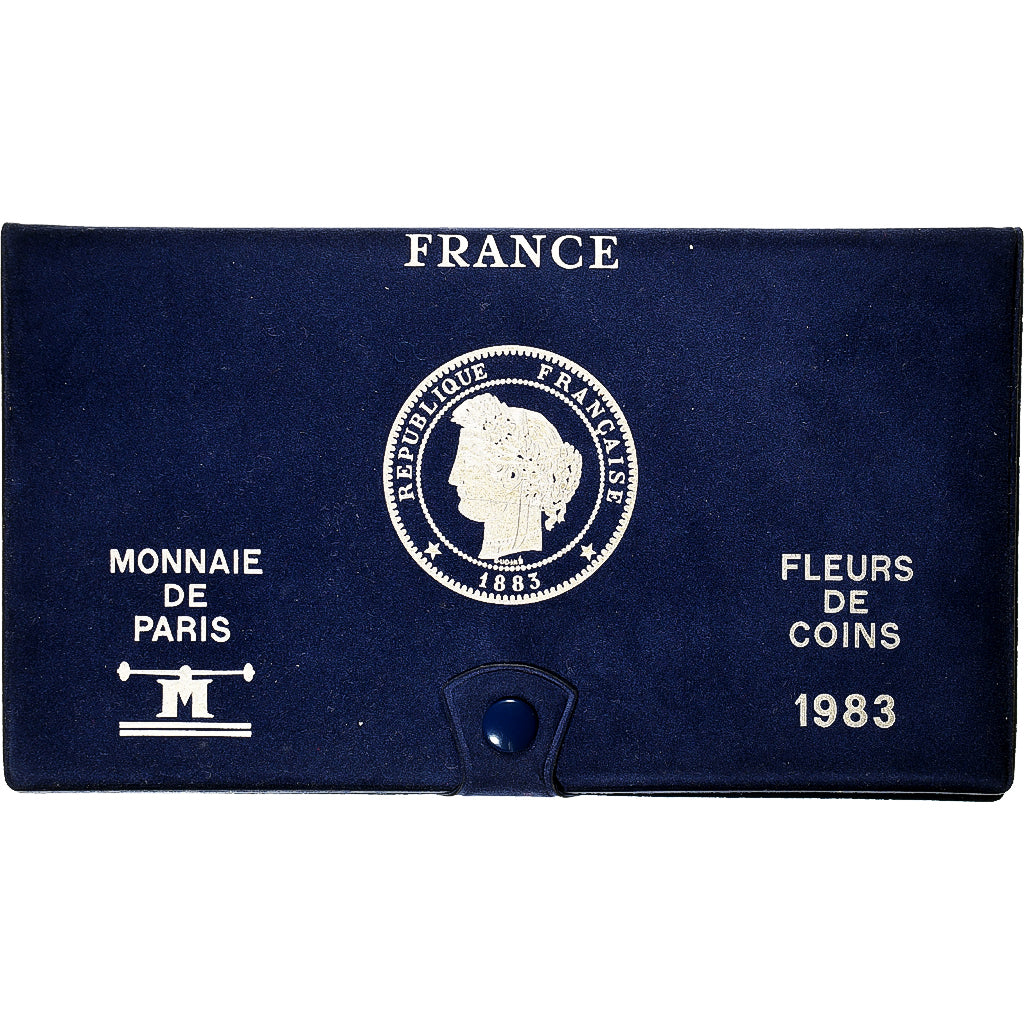 France, Coffret 1 c. à 100 frs., Cérès, 1983, Monnaie de Paris, série FDC