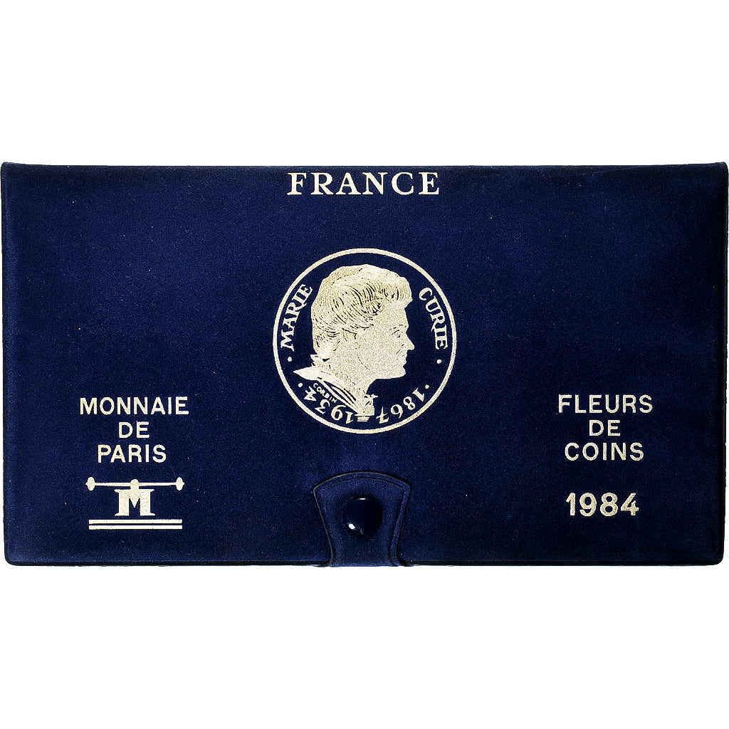 Francia, Coffret 1 c. à 100 frs., Marie Curie, 1984, MDP, série FDC, N.C., FDC