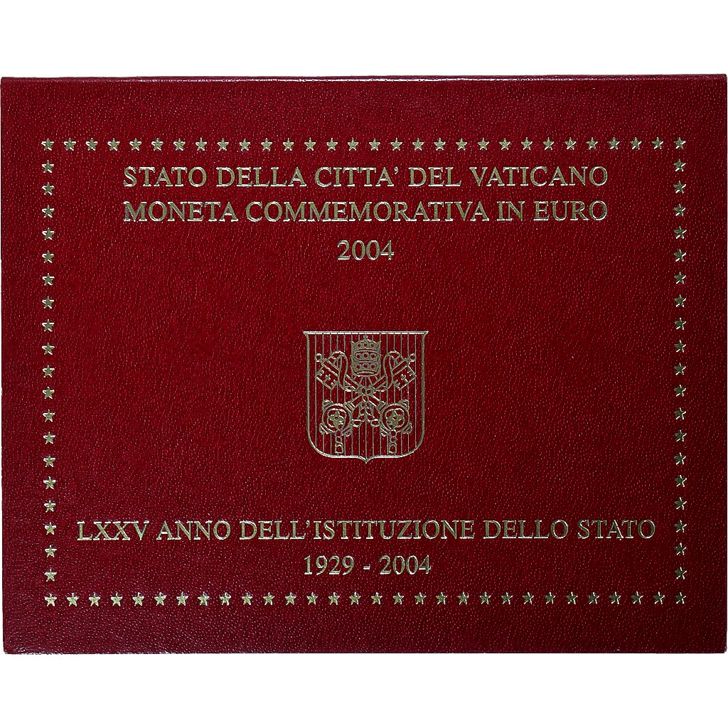 Vatican, John Paul II, 2 Euro, Foundation of the Vatican, 75th Anniversary