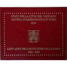 Vatican, John Paul II, 2 Euro, Foundation of the Vatican, 75th Anniversary