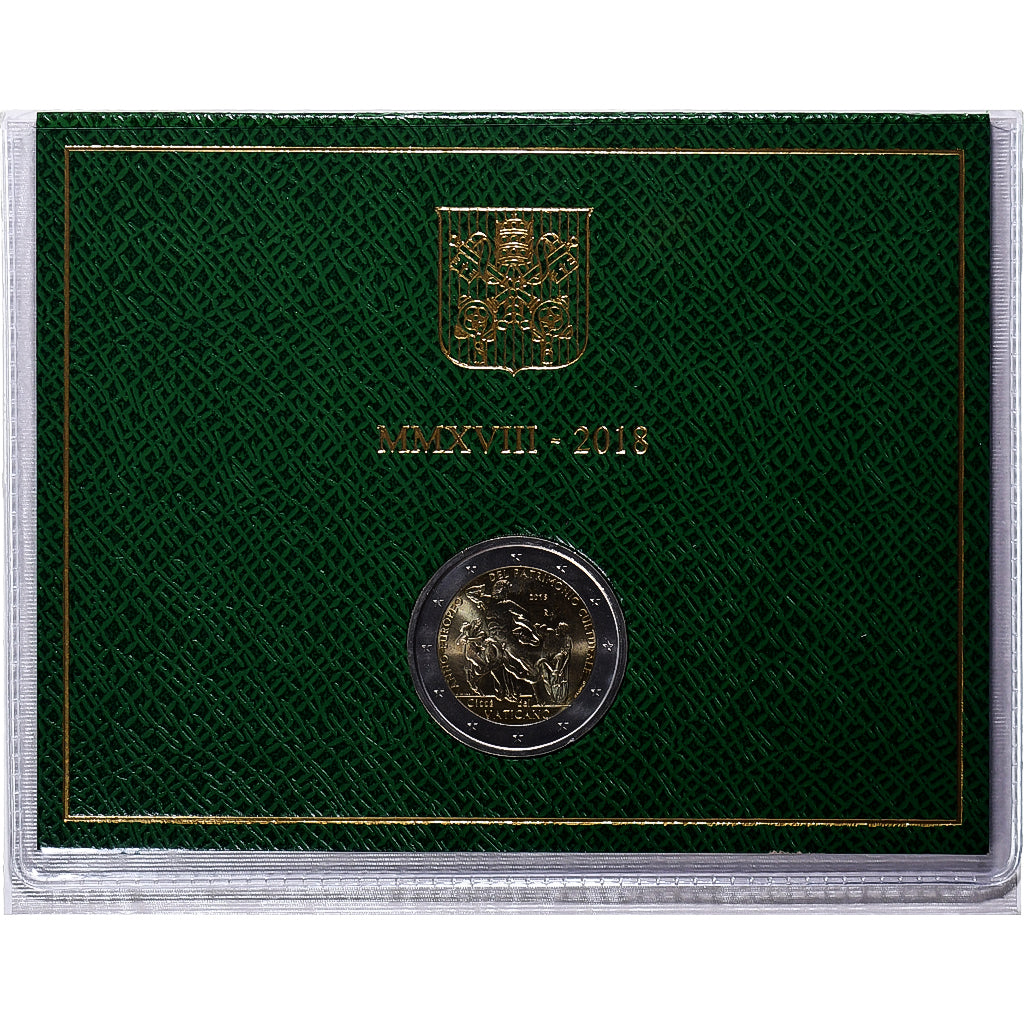 Vaticaan, Francis, 2 Euro, European Year of Cultural Heritage, BU, 2018, Rome