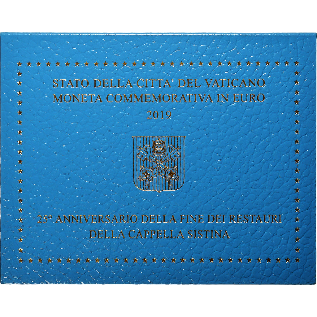 Vatican, Francis, 2 Euro, Restoration of the Sistine Chapel, 25th anniversary