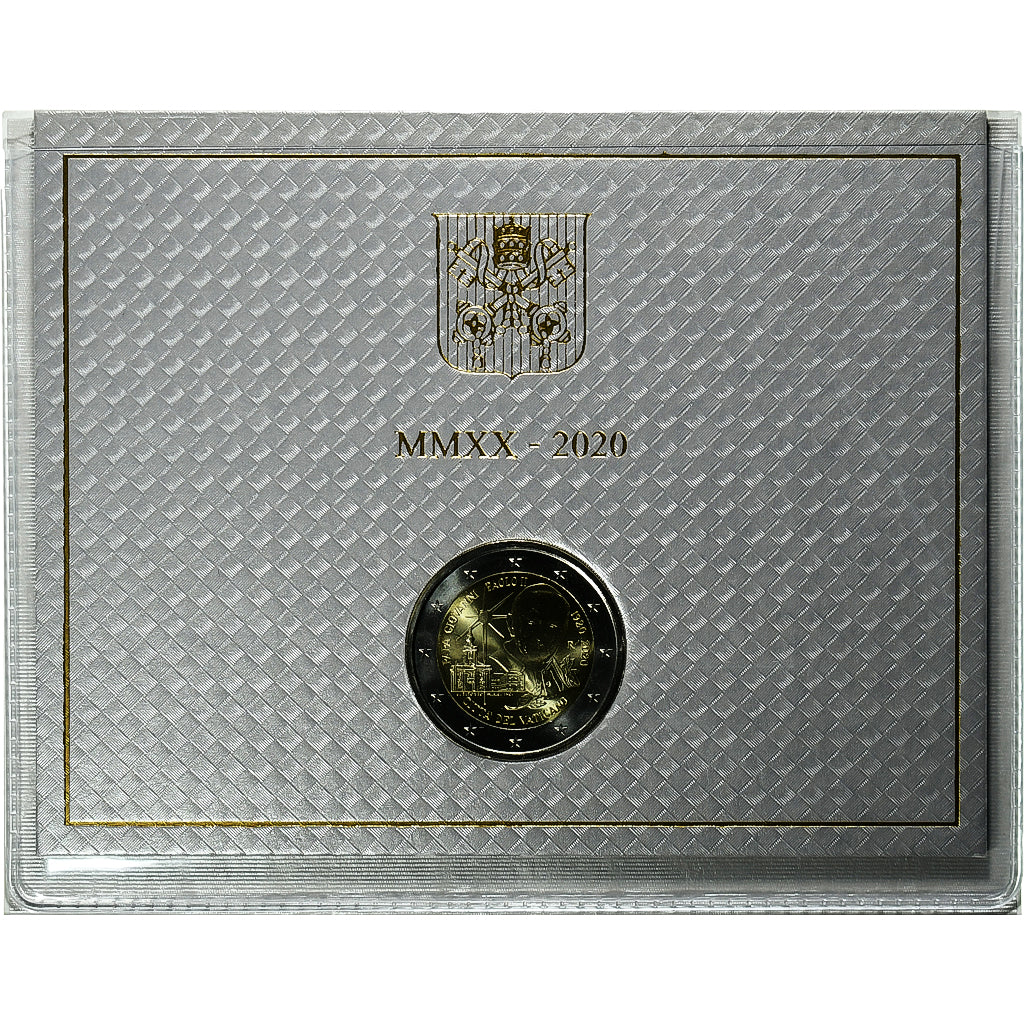 Vatican, Francis, 2 Euro, 100th Anniversary, Birth of Pope John Paul II, BU