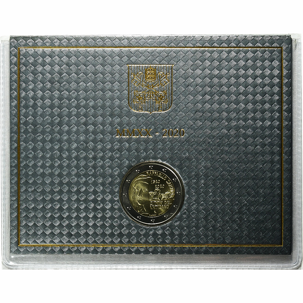 Vaticaan, Francis, 2 Euro, 500th Anniversary of the death of Raphael, BU, 2020