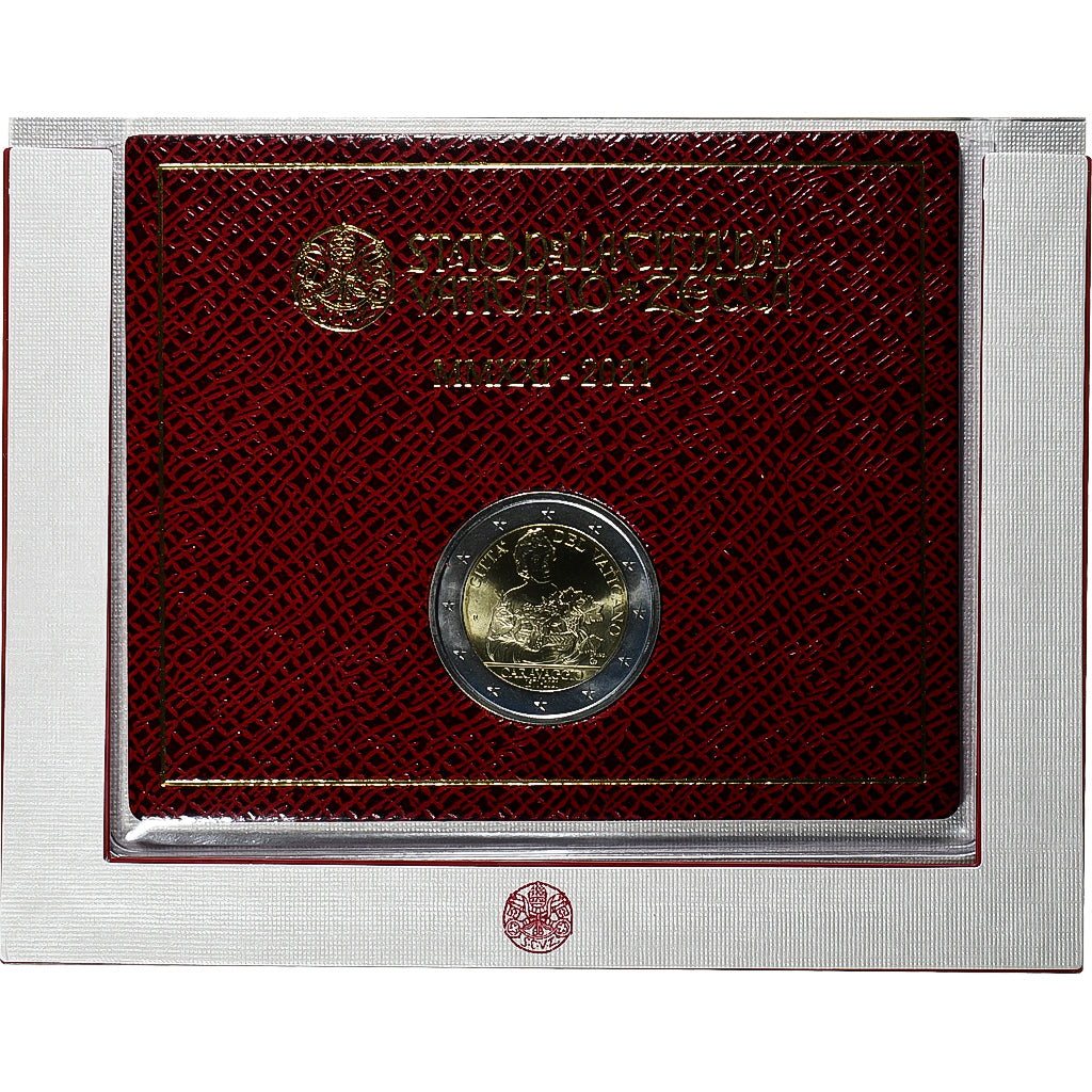 Vatikan, Francis, 2 Euro, 450th Anniversary of the Birth of Caravaggio, BU