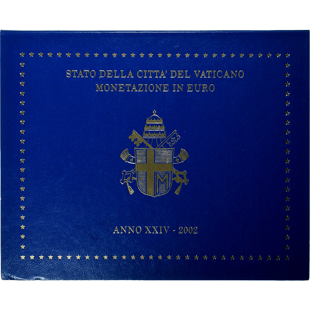 Vaticaanstad, John Paul II, Set 1 ct. - 2 Euro, BU, 2002 (Anno XXIV), Rome