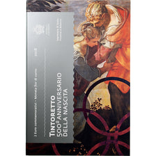 Saint Marin , 2 Euro, 500th year of birth of Tintoretto, Coin card.FDC, 2018