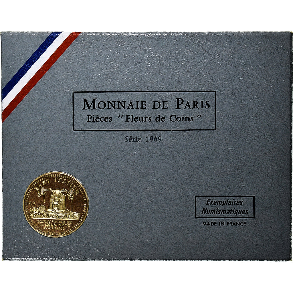 France, Coffret 1 c. à 10 frs., 1969, MDP, série FDC, FDC