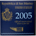 San Marino, Set 1 ct. - 5 Euro, Coin card.FDC, 2005, Rome, ND, MS(65-70)