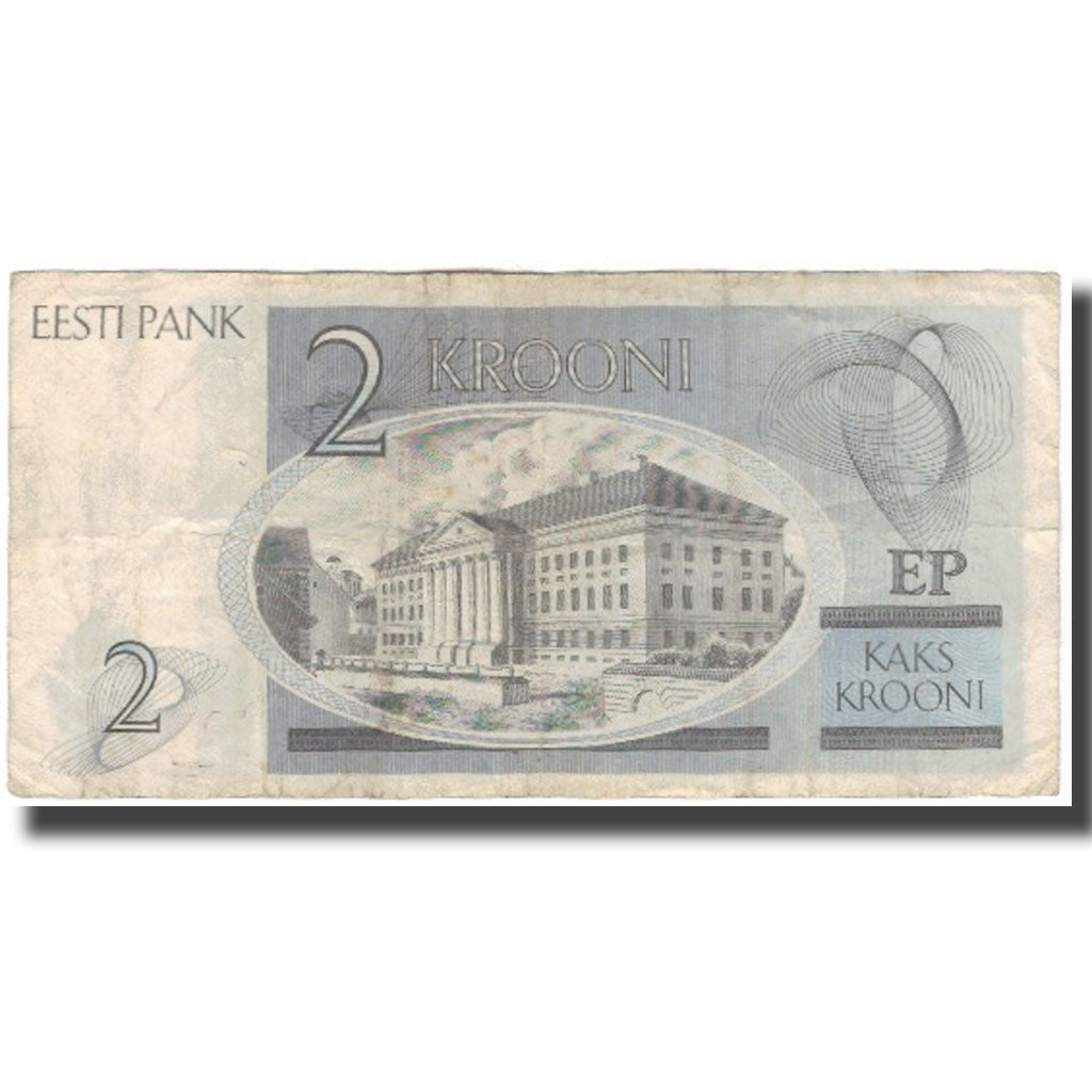 Billet, Estonia, 2 Krooni, KM:70a, B+