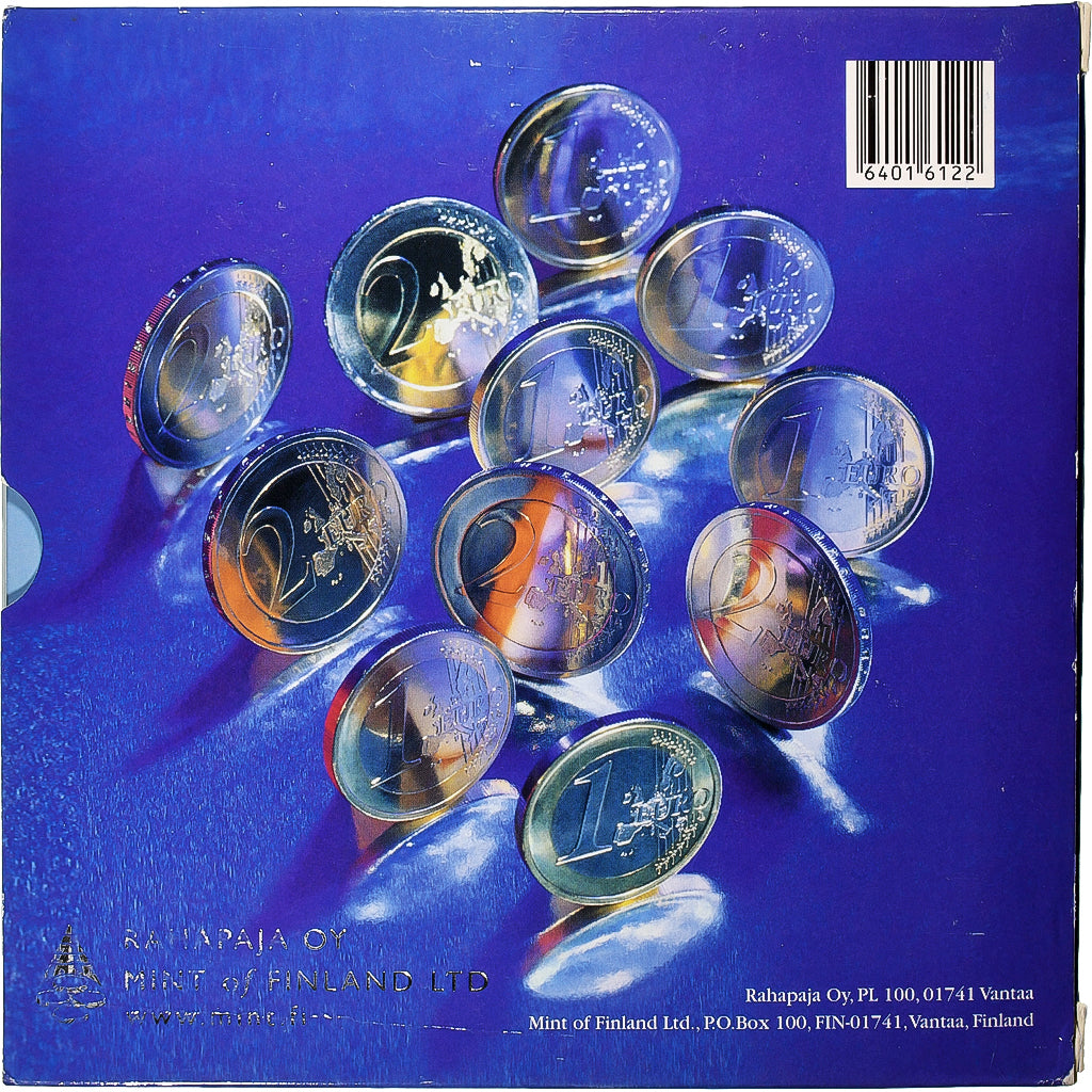 Finlande, Set 1 ct. - 2 Euro, FDC, 1999 - 2000 - 2001, Vantaa, FDC