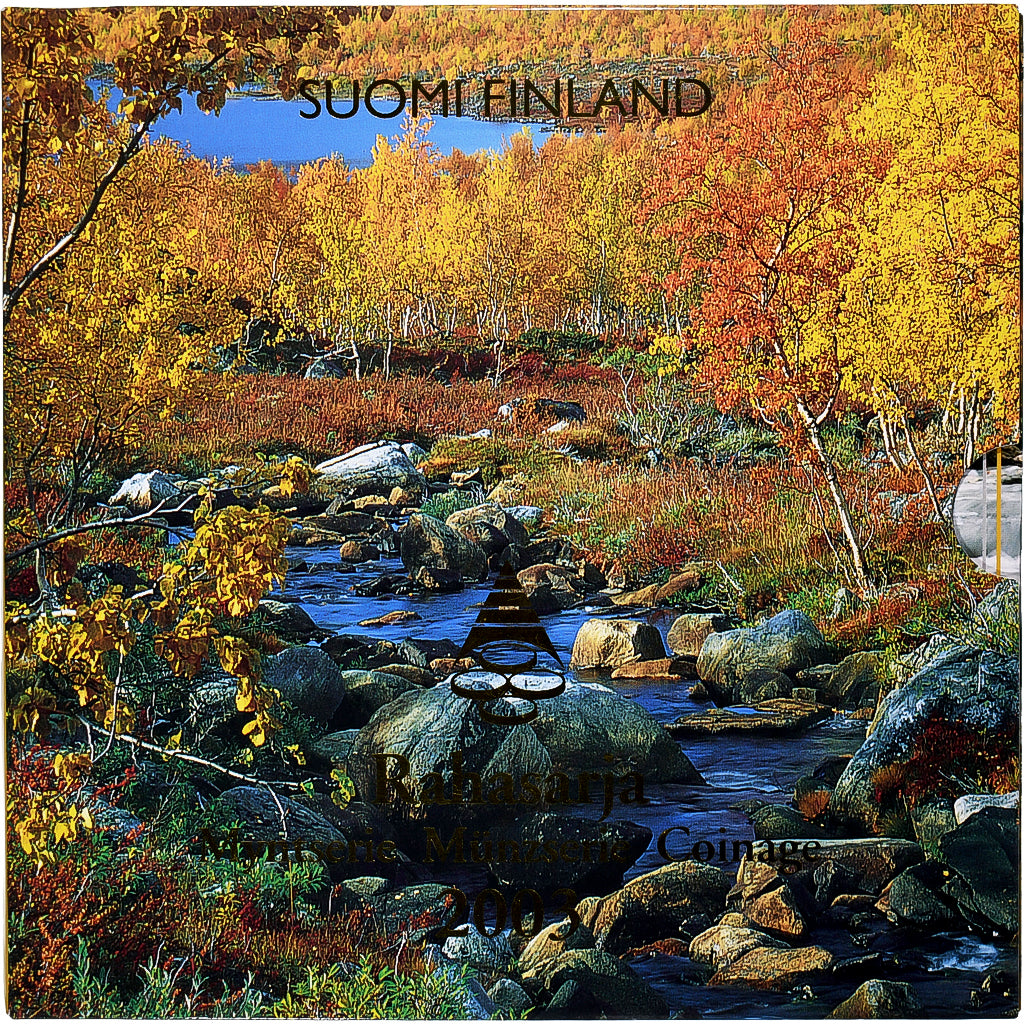 Finland, Set 1 ct. - 2 Euro + Token, FDC, 2003, Vantaa, n.v.t., FDC