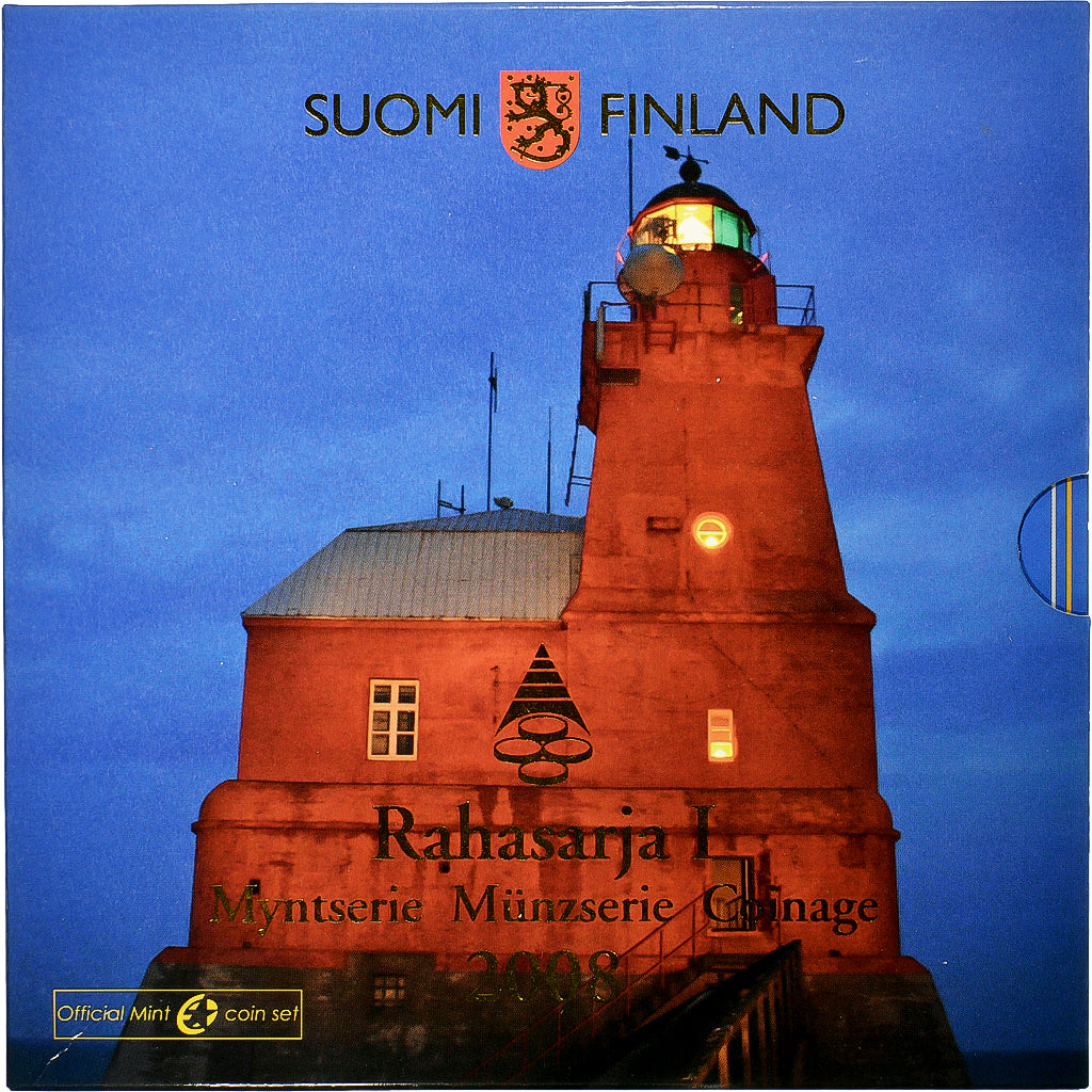 Finlandia, Set 1 ct. - 2 Euro + Token, FDC, 2008, Vantaa, Sin información, FDC