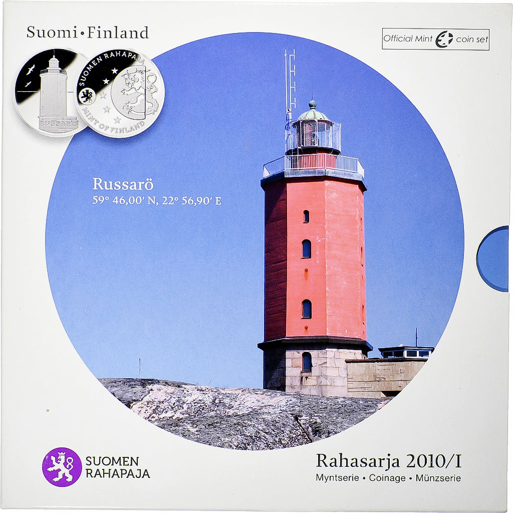 Finlândia, Set 1 ct. - 2 Euro + Token, FDC, 2010, Vantaa, N/D, MS(65-70)