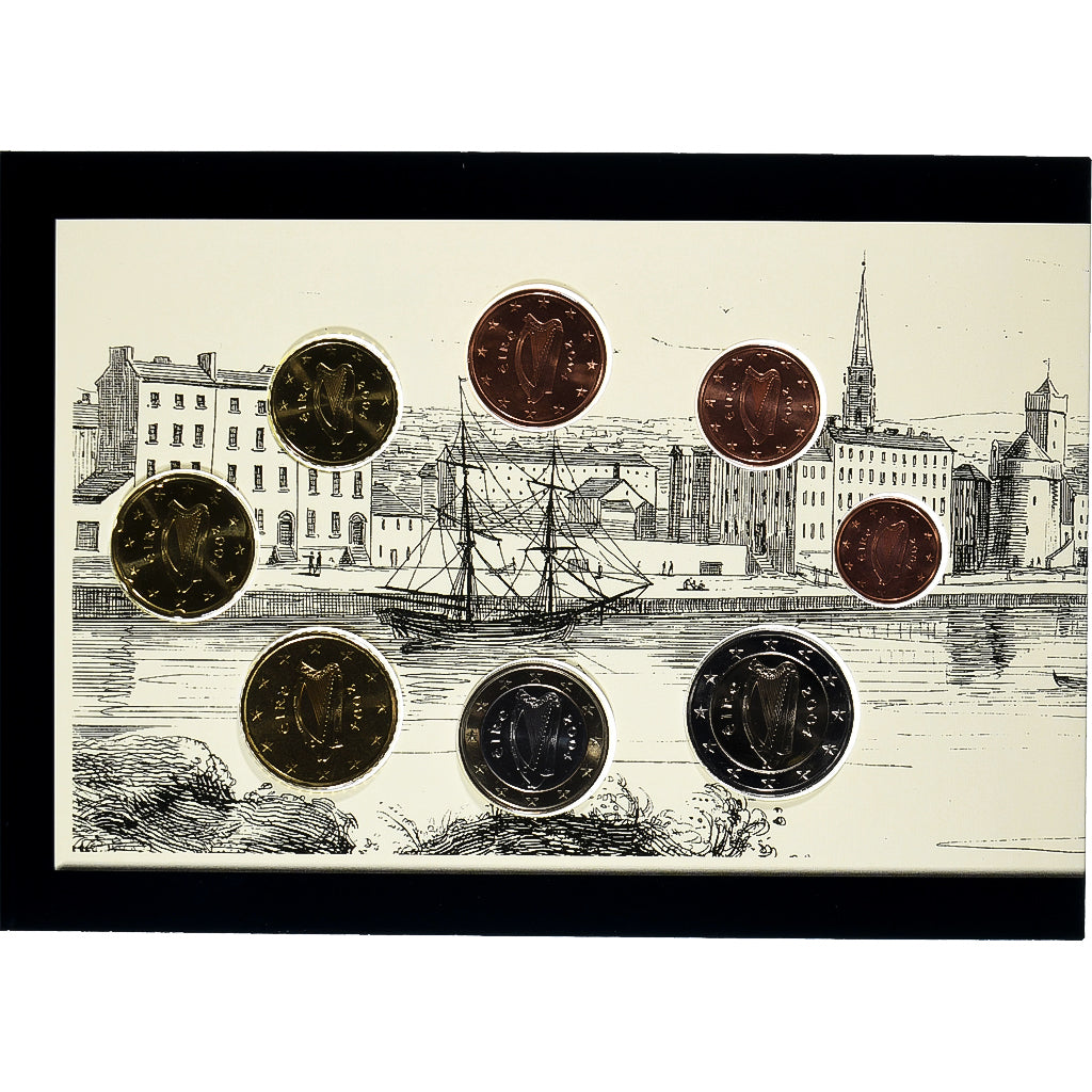 Irlandia, Set 1 ct. - 2 Euro, FDC, 2004, Sandyford, ND, MS(65-70)