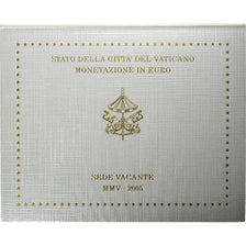 Vaticano, Sede Vacante, Set 1 ct. - 2 Euro, 2005, Rome, N.C., FDC