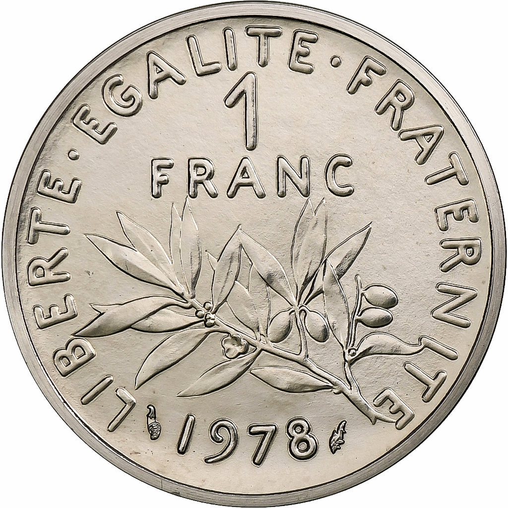 France, 1 Franc, Semeuse, 1978, MDP, Piéfort, Nickel, SPL, Gadoury:104.P1