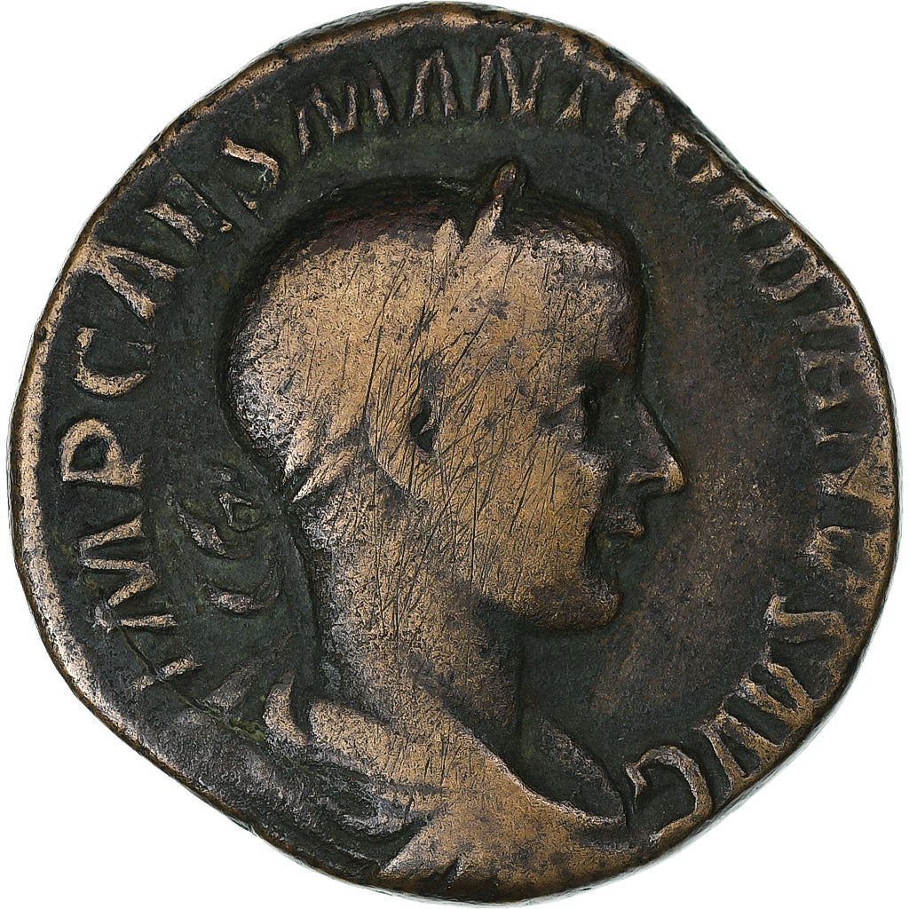 Gordian III, Sesterzio, 240, Rome, Bronzo, MB, RIC:271