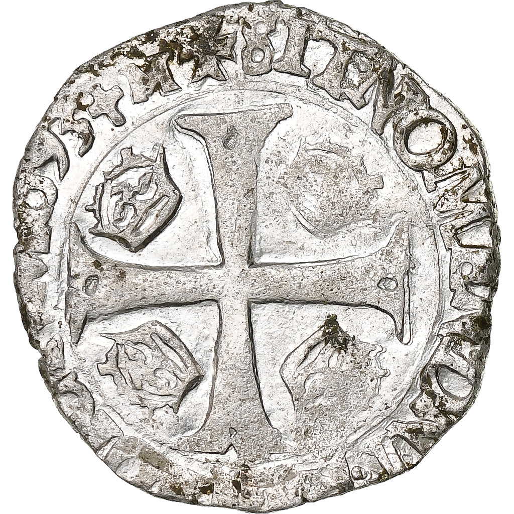Frankreich, Charles X, Douzain aux deux C, 1593, Dijon, Variety, Silber, S+