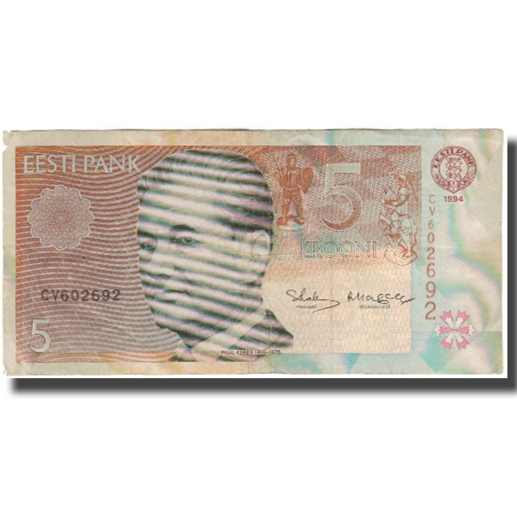 Banconote, Estonia, 5 Krooni, 1994, KM:76a, MB