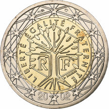 France, 2 Euro, BU, 2002, MDP, Bimétallique, SPL, KM:1289
