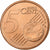 France, 5 Euro Cent, BU, 2002, MDP, Copper Plated Steel, MS(63), KM:1284