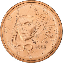 Francia, 2 Euro Cent, BU, 2002, MDP, Acciaio placcato rame, SPL, KM:1283