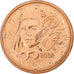 Francia, 2 Euro Cent, BU, 2002, MDP, Acciaio placcato rame, SPL, KM:1283
