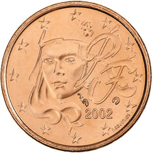 Frankreich, Euro Cent, BU, 2002, MDP, Copper Plated Steel, UNZ, KM:1282