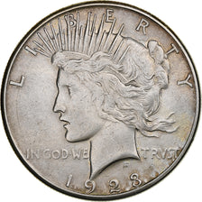 United States, Dollar, Peace, 1923, San Francisco, Silver, EF(40-45), KM:150