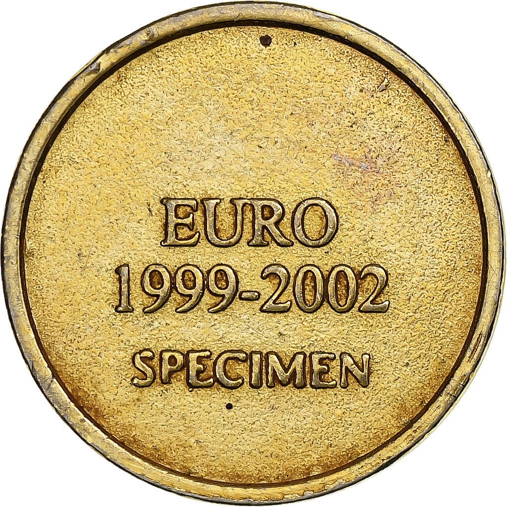 Países Bajos, zeton, Euro, Specimen, 2002, Latón, EBC