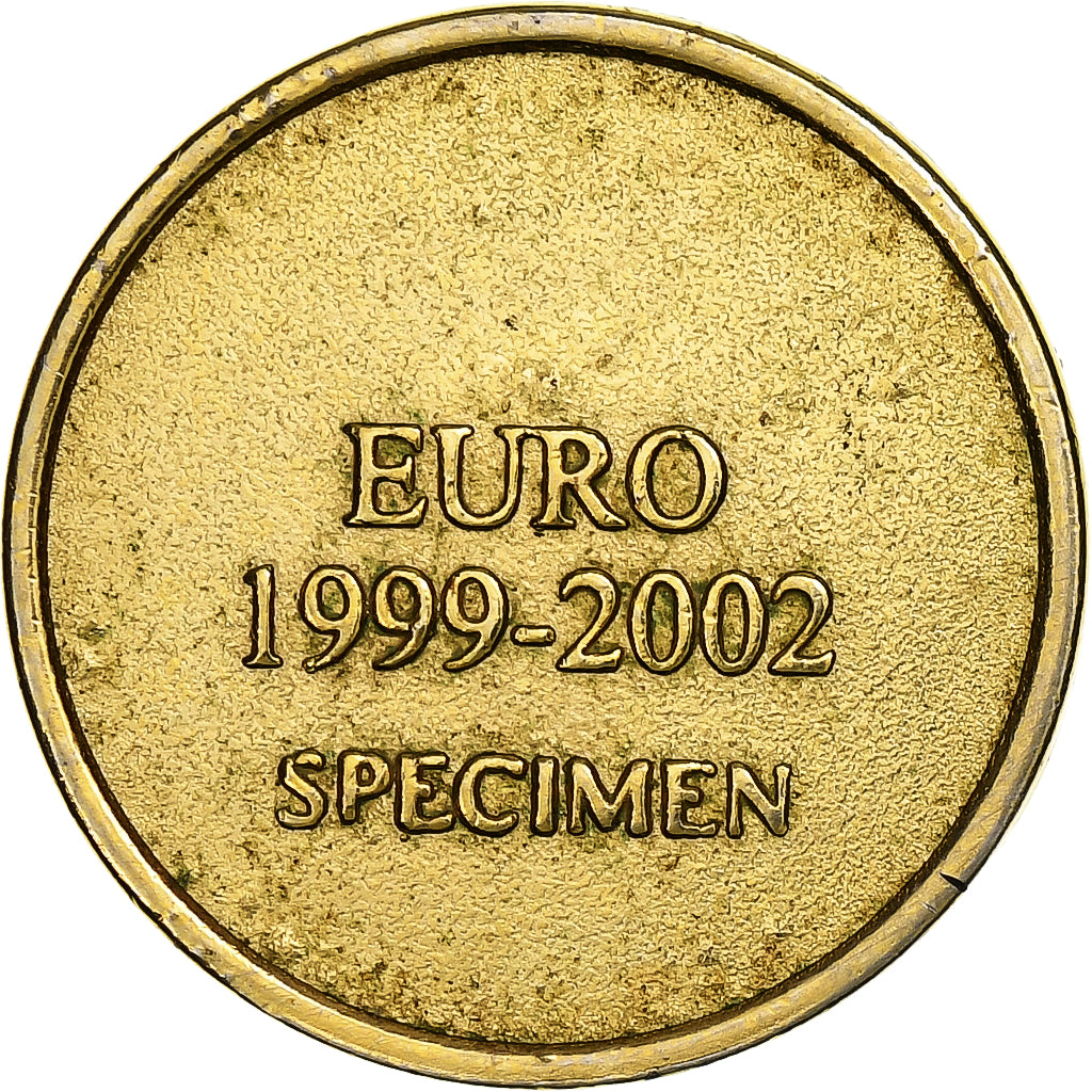 Italie, Jeton, Euro, Specimen, 2002, Laiton, SUP