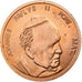 Vaticano, Token, 5 C, Essai-Trial Jean Paul II, 2005, Aço Cromado a Cobre