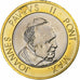 Vatican, Token, 2 E, Essai-Trial Jean Paul II, 2005, Bi-Metallic, AU(55-58)