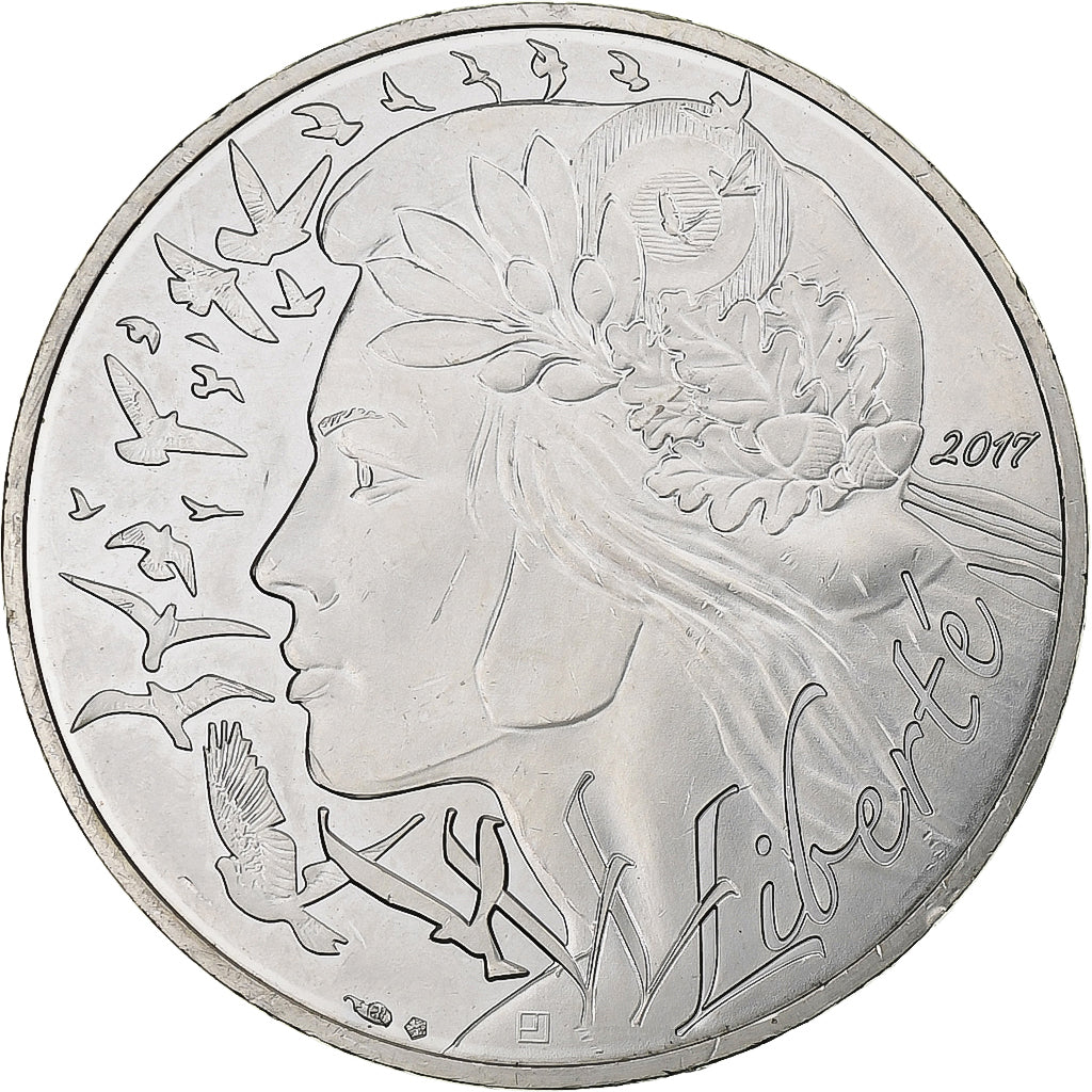 Francia, 20 Euro, Marianne, Liberté, 2017, MDP, Argento, SPL