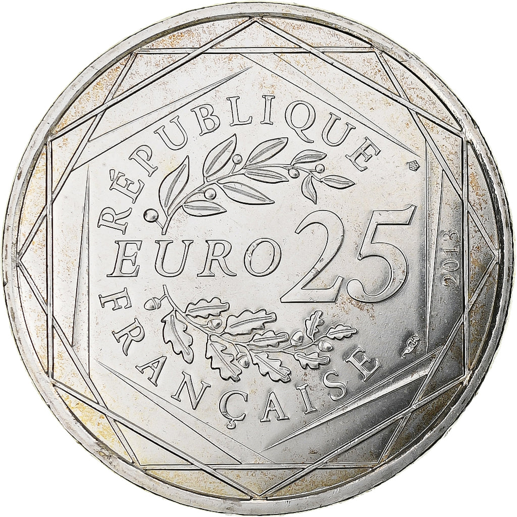 Frankreich, 25 Euro, Justice, 2013, MDP, Silber, UNZ
