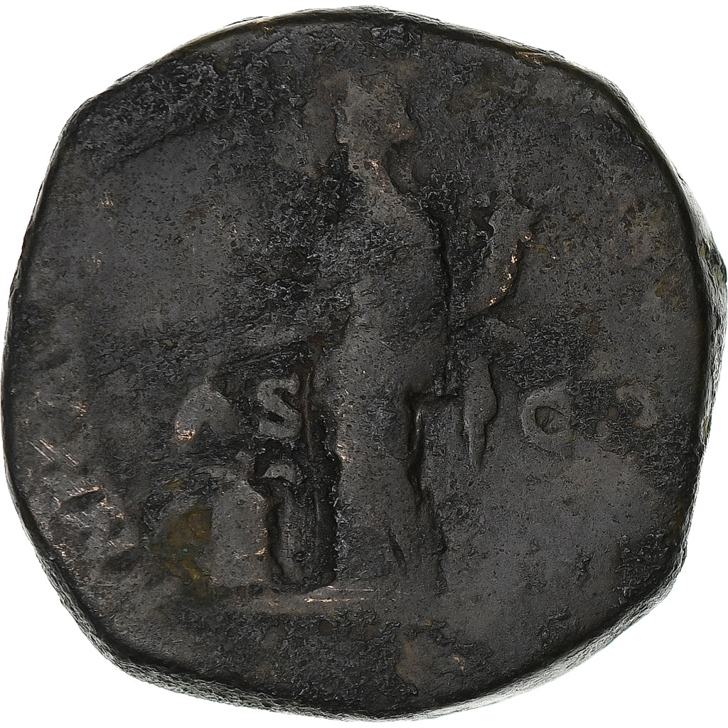 Commodus, Sesterzio, 181-182, Rome, Bronzo, B+, RIC:326A