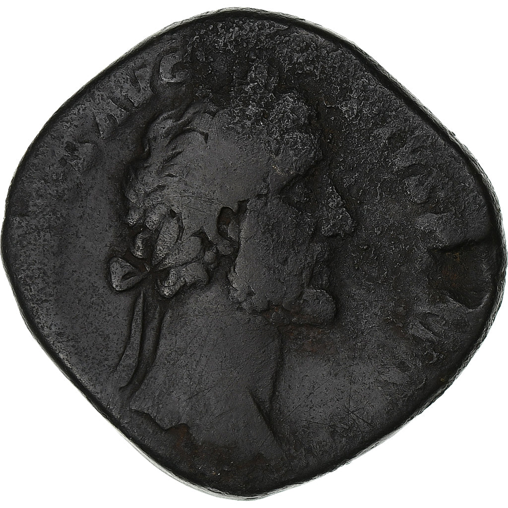 Antoninus Pius, Sestertius, 156-157, Rome, Bronze, F(12-15), RIC:964a