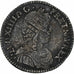 França, Louis XIV, 1/12 Ecu à la mèche longue, 1653, Rennes, Prata