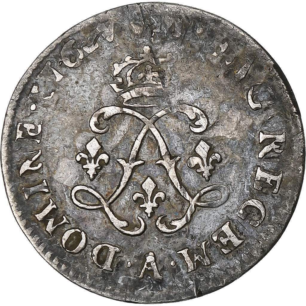 Frankreich, Louis XIV, 4 Sols aux 2 L, 169[-], Paris, Silber, SS, Gadoury:106