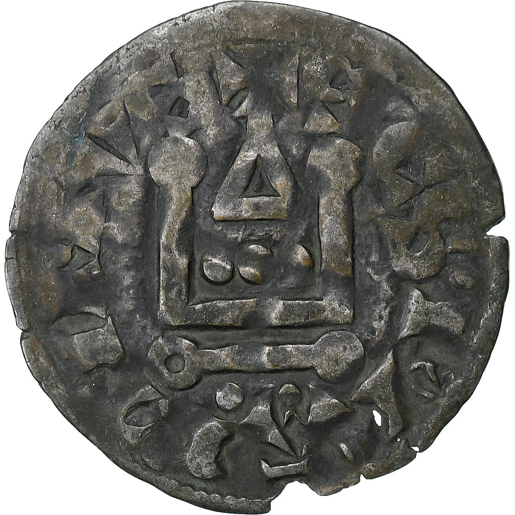 France, Philip II, Denier, 1180-1223, Saint-Martin de Tours, Billon, VF(30-35)