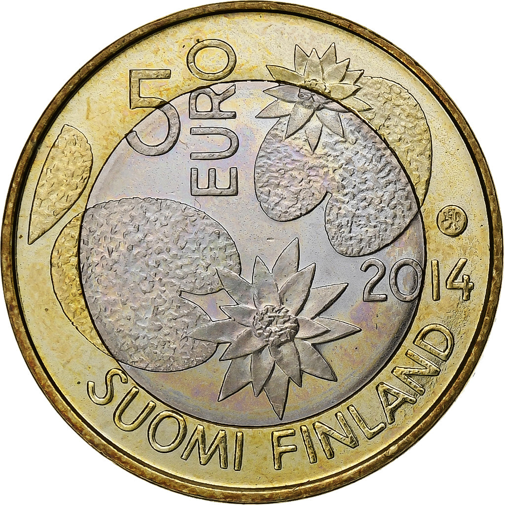 Finlande, 5 Euro, Nordic Nature Series - Wilderness, 2014, Vantaa