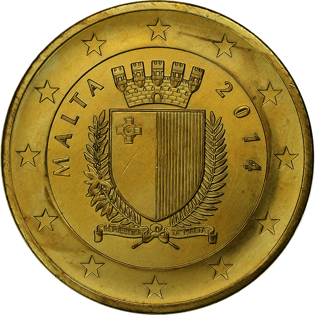Malta, 5 Euro, First World War Centenary, 2014, Tin, PR+