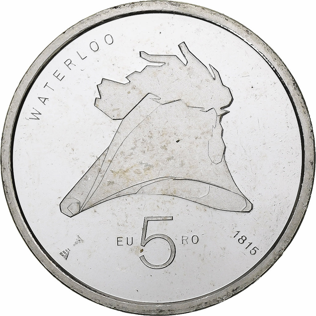 Paesi Bassi, Willem-Alexander, 5 Euro, Waterloo, 2015, Utrecht, Rame placcato