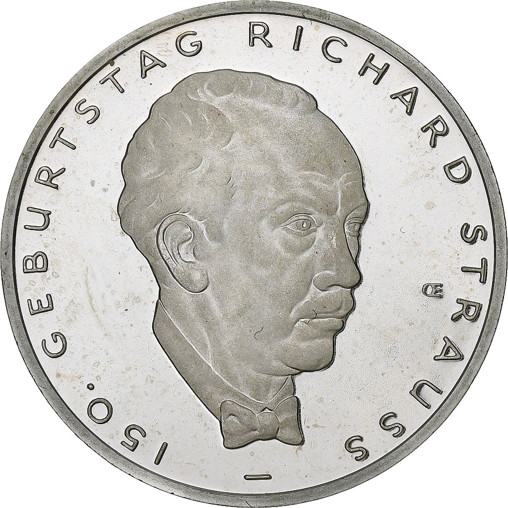Allemagne, 10 Euro, Richard Strauss, BE, 2014, Berlin, Argent, SUP+, KM:330a