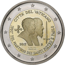 Vatican, 2 Euro, 1950th anniversary, martyrdom of Saint Peter and Saint Paul