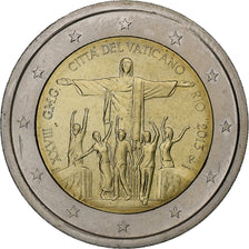 Vatican, 2 Euro, 28th World Youth Day, Proof, 2013, Rome, Bi-Metallic