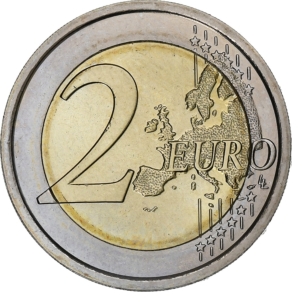 San Marino, 2 Euro, Giacomo Puccini, 2014, Rome, Bi-Metallic, MS(60-62), KM:295
