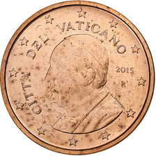 Vatican, Francis, Euro Cent, 2015, Rome, Cuivre plaqué acier, SPL, KM:455
